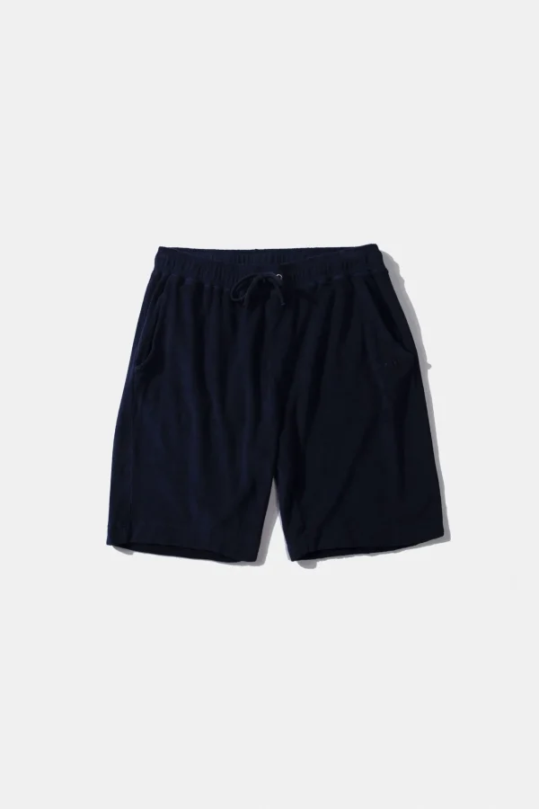 Edmmond Studios Terry Shorts Plain Navy | Men Trousers