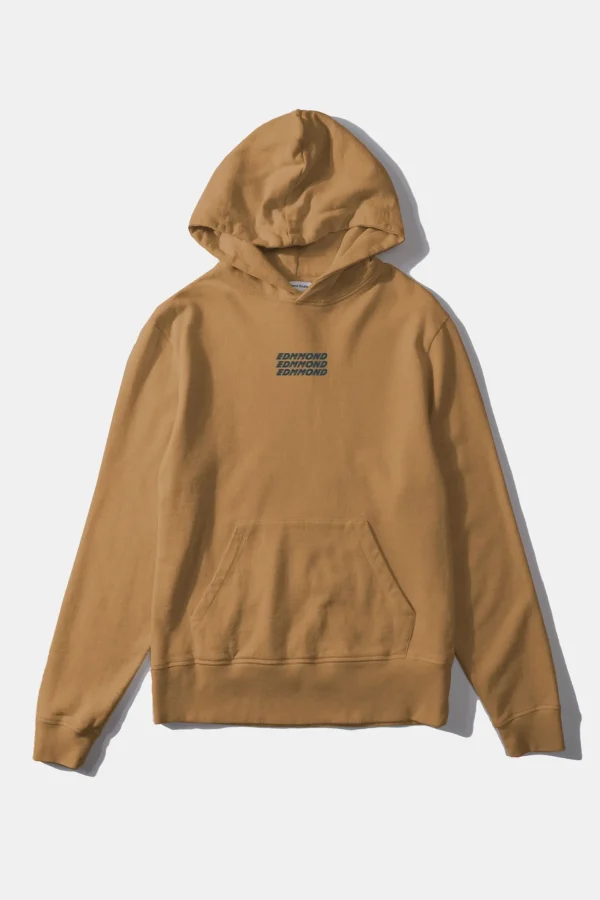 Edmmond Studios Velo Hoodie Plain Caramel | Men Sweatshirts