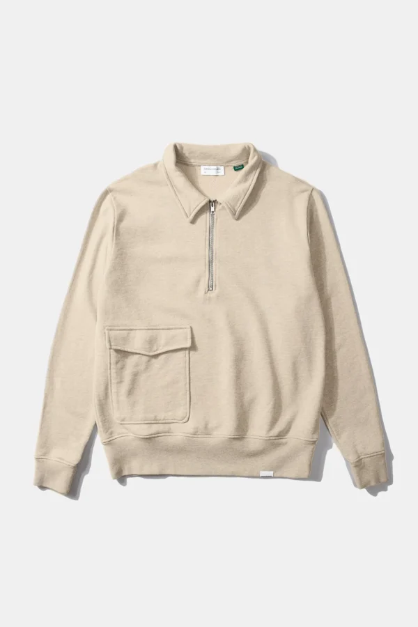 Edmmond Studios Warm Up Plain Beige | Men Sweatshirts