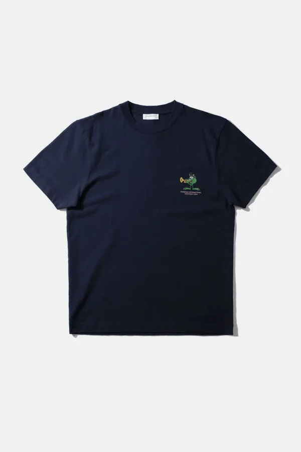 Edmmond Studios Wilfred Plain Navy | Men T-Shirts