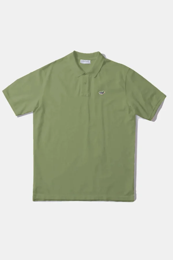 Edmmond Studios Wilson Polo Plain Olive | Men Polos
