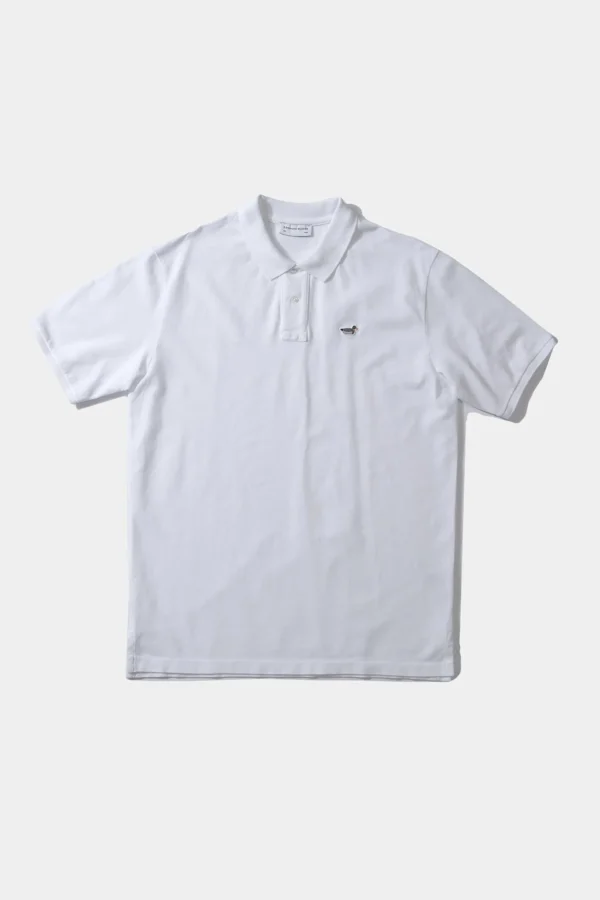 Edmmond Studios Wilson Polo Plain White | Men Polos