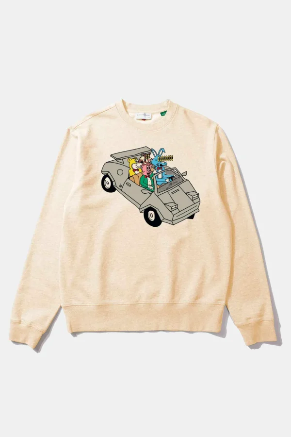 Edmmond Studios Winnie Sw Plain Beige | Men Sweatshirts